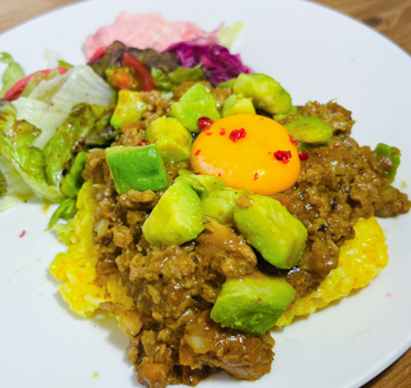 アボカドスパイスキーマカレー